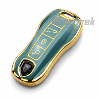 Etui TPU 184 - Porsche - niebieskie
